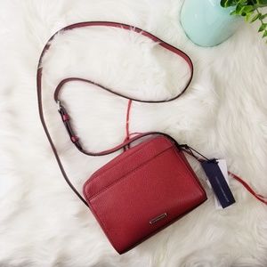 Rebecca Minkoff Small Regan Camera Bag Red Leather